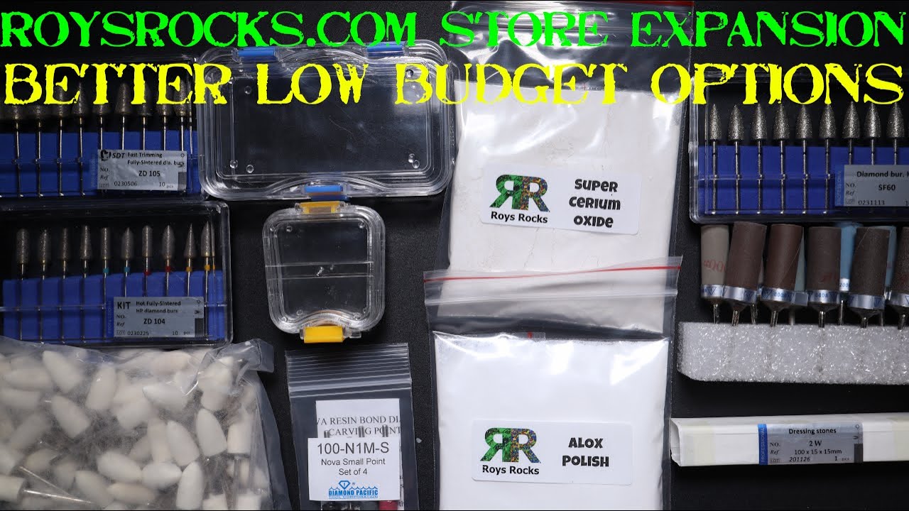 roysrocks.com Store Getting Bigger And Better. New Low Budget Carving Tools