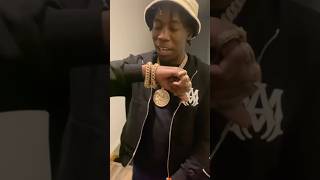 Shawny Binladen explains his jewelry Details