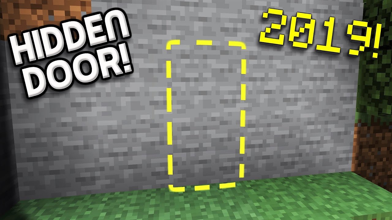 Secret Door in Minecraft! (NEW METHOD)