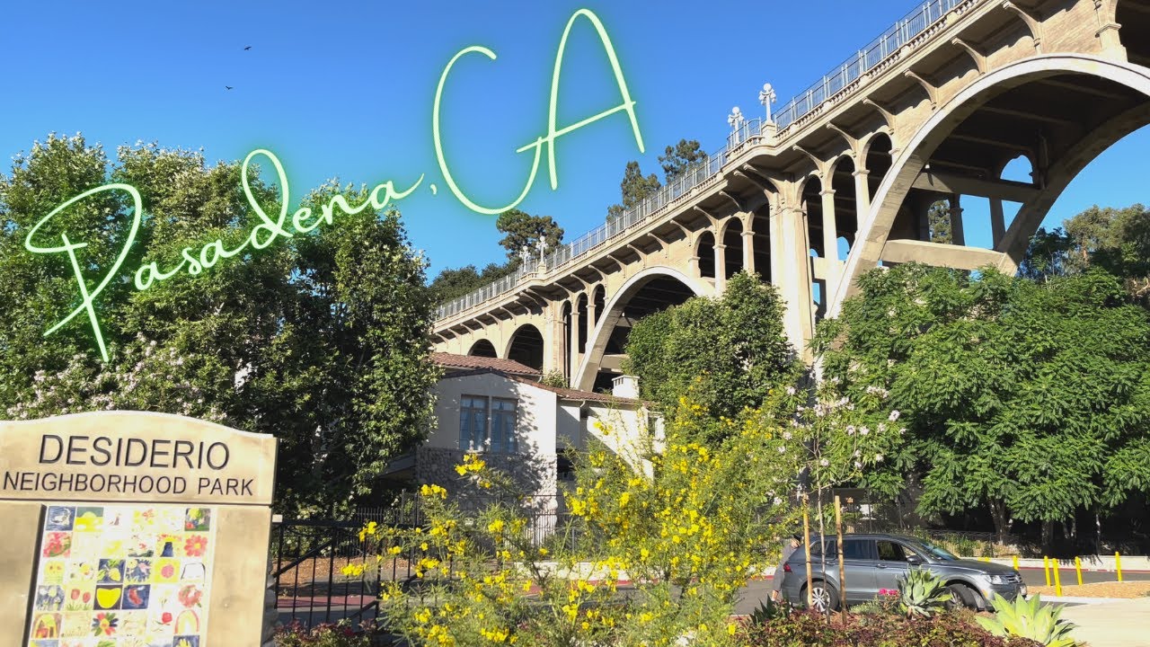 Desiderio Neighborhood Park Under Colorado Street Bridge (Pasadena, California) [4K]