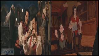 Beauty and the Beast Gaston Reprise 2017 vs 1991
