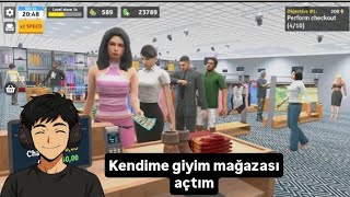 Giyim dükkanı açtım ve kıyafetler sattım! | Clothing Store Simulator