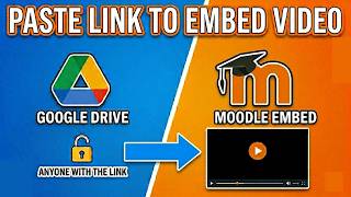 How to Embed Google Drive Videos in Moodle Automatically