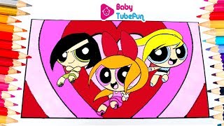 Powerpuff Girls colouring Book Pages Rowdyruff Boys Brick Boomer Butch Blossom Bubbles surprise eggs screenshot 4