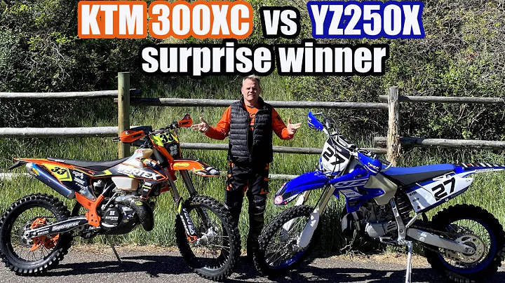 KTM 300XC vs Yamaha YZ250X on the Trails #KTM300XC #YamahaYZ250X #2-Stroke
