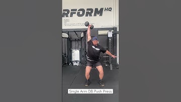 Single Arm DB Push Press | Perform HQ