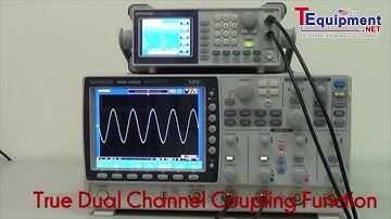GW Instek AFG 2225  True Dual Channel Coupling Function
