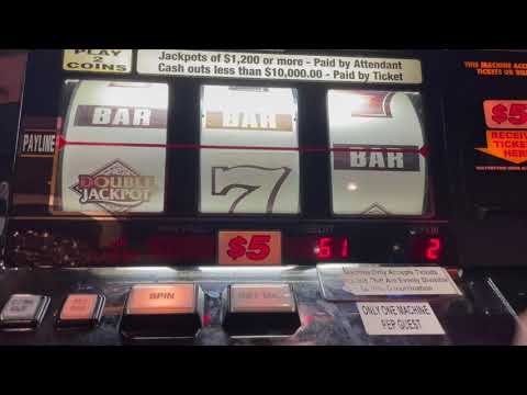 Black And White Sevens Double Jackpot - Quick Hits - Progressive Old School High Limit Slot Play