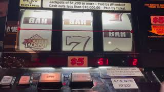 Black And White Sevens Double Jackpot - Quick Hits - Progressive Old School High Limit Slot Play