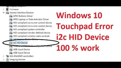 dell hp windows 10 touch pad gestures I2C HID Device  solution 100% working