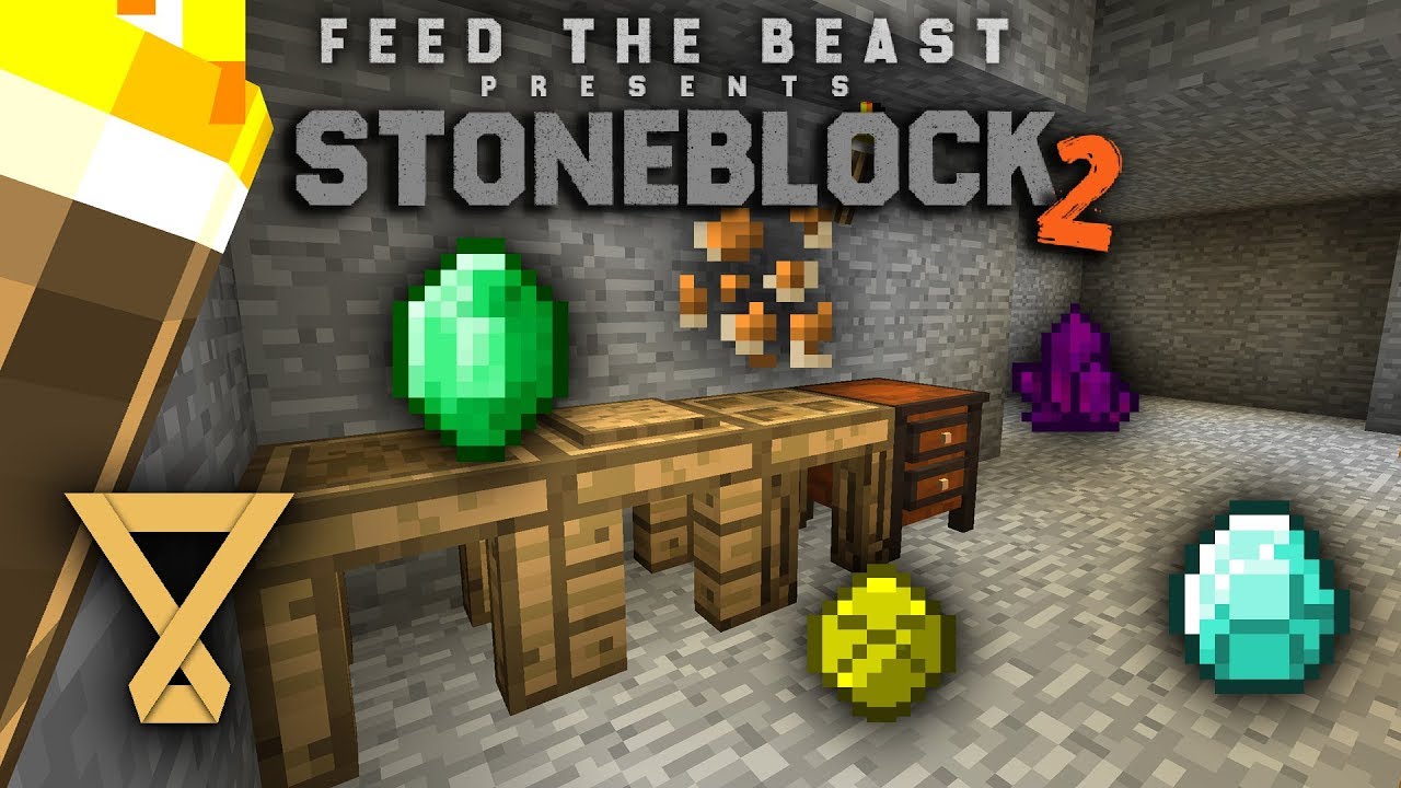 playstation 3 Erste Werkzeuge & Resourcen - FTB Stoneblock 2 #4 [Let's Play] [Deutsch] [German]