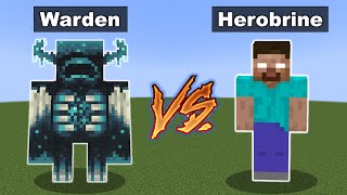 Warden vs Herobrine - Who will win?