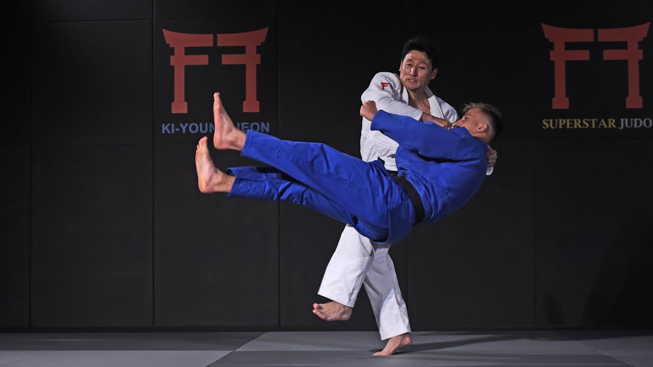 Korean Judo | Okuri ashi barai