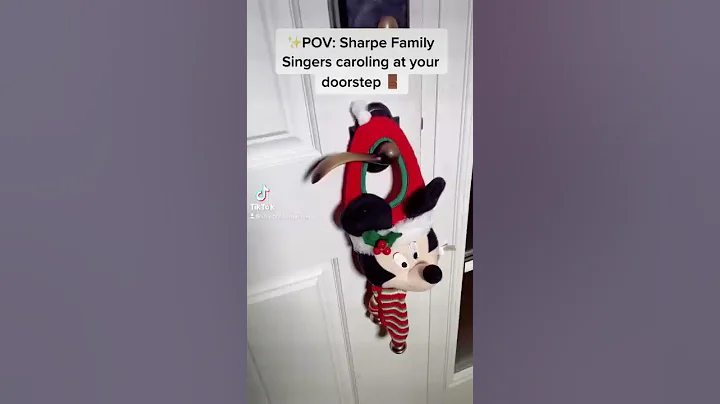 POV: SHARPE FAMILY SINGERS CAROLING AT YOUR DOORST...