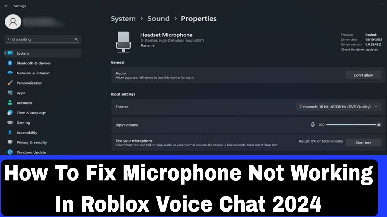 Roblox Voice Chat Not Working Lets Fix It 