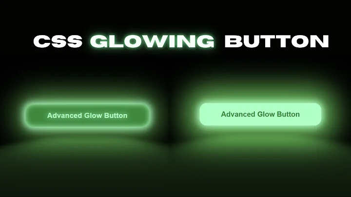 CSS Glowing Button - How to Design Glowing Button with Hover Effect [Pure CSS]