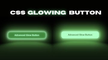 CSS Glowing Button - How to Design Glowing Button with Hover Effect [Pure CSS]