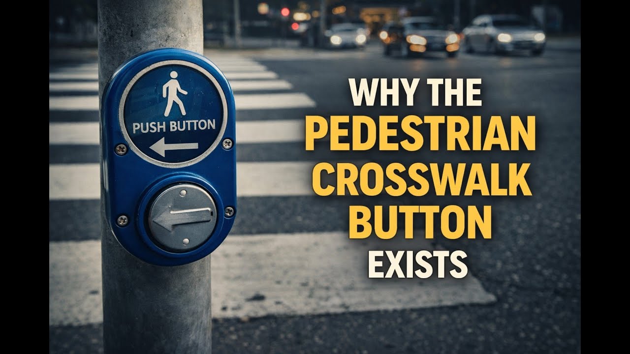 Why the Pedestrian Crosswalk Button Exists