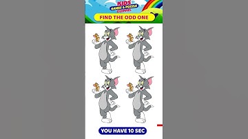 Spot the Difference Tom & Jerry Cartoons #shorts #funnyvideo #cartoons #brainrival #tiktok