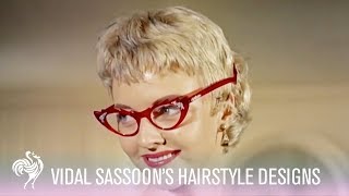 Vidal Sassoon's Hairstyle Designs! (1955) | Vintage Fashion