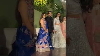 Mrunal Thakur With Pv Sindhu And Venkat Datta At Their Wedding Reception