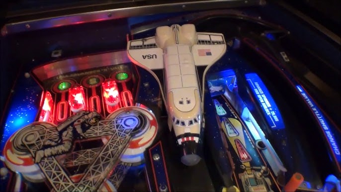 INTERGALACTIC SPACE PINBALL - 10635 SPACE PLANETS SHUTTLE GAMES