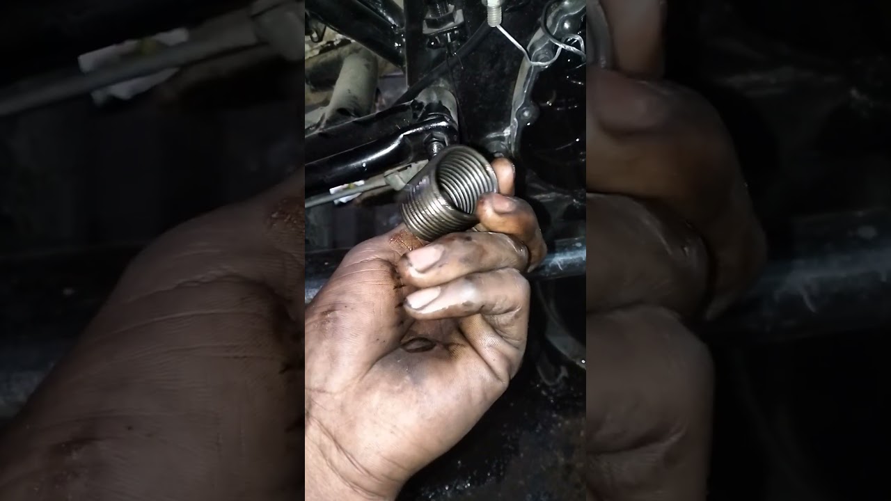 Bajaj CT 100 kick spring fitting