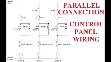 PARALLEL CONNECTION IN CONTROL WIRING #parallel  #controlpanel #schematics #electricalengineering