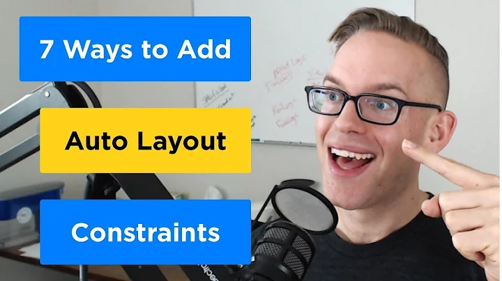 7 Ways to Add Auto Layout Constraints Using the Storyboard in Xcode 9