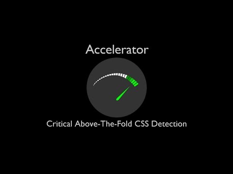 Critical above-the-fold CSS Detection and Injection