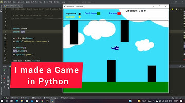 Helicopter Crash game in Python (turtle module)