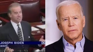 Joe Biden 1993 vs.  2019 Mashup
