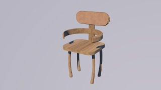 Chair modeling in Cinema 4D tutorial