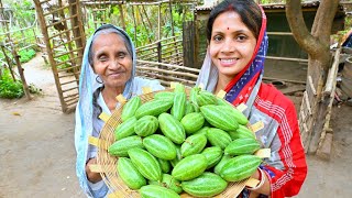 লিমুর হাতে দারুন স্বাদের নিরামিষ চাল পটল রান্না | Bengali famous Chal Potol recipe  | villfood