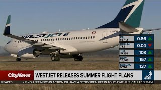Business Report: WestJet releases summer travel destinations