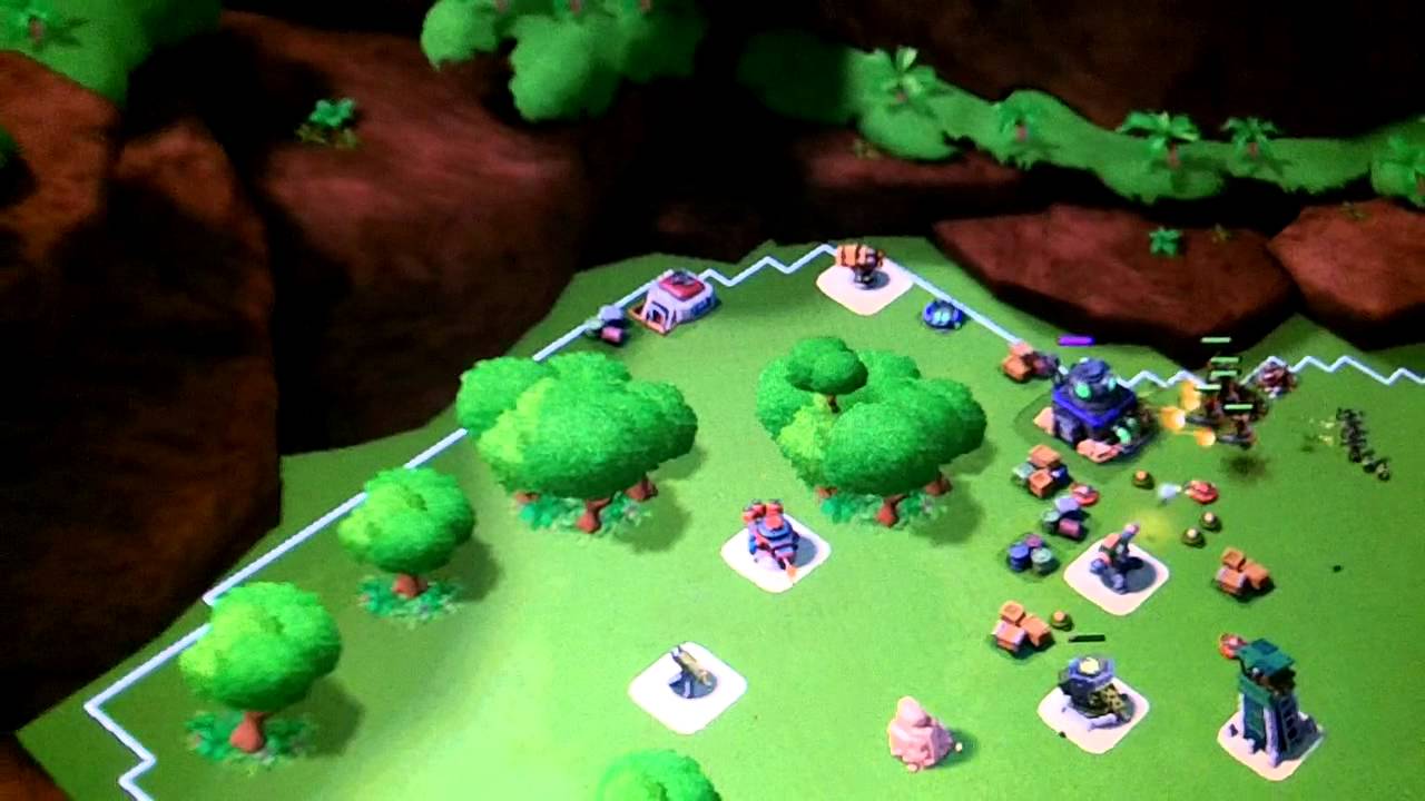 Boom Beach, Defeating Dr. Terror Volcano Base Stage 1