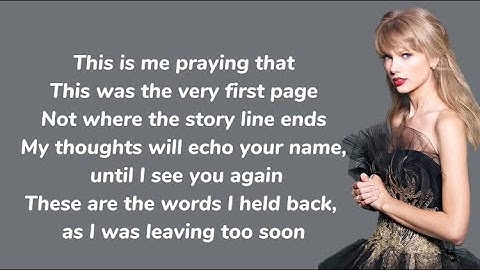 Taylor Swift - Enchanted (Lyrics)