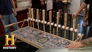 Pawn Stars: Custom Dodgers Autographed Baseball Bench Table | History