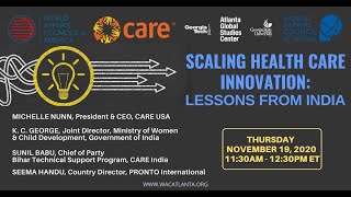 Innovation in Global Health: Lessons from India with Michelle Nunn, CARE USA CEO and President screenshot 1