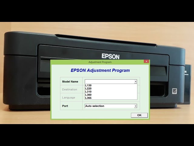 Epson XP-6100, XP-6105 Adjustment Program - ORPYS