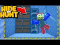 making a SECRET Base UNDER a FROZEN Minecraft River! (Hide Or Hunt #1)