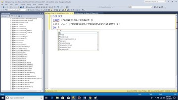 How to do a left join in SQL server manager
