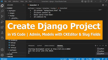 Django Tutorial #3 – Admin Panel, Models, Slug Fields & CKEditor Setup (No Talking)
