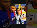 Kylian Mbappe with a fan 🧐 #mbappe hit a fan #kylianmbappe #shorts