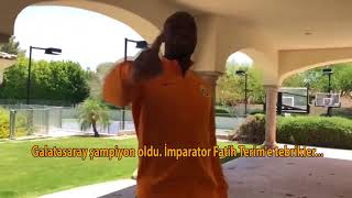 Drogba, Galatasarayın Şampiyonluğunu Böyle Kutladı