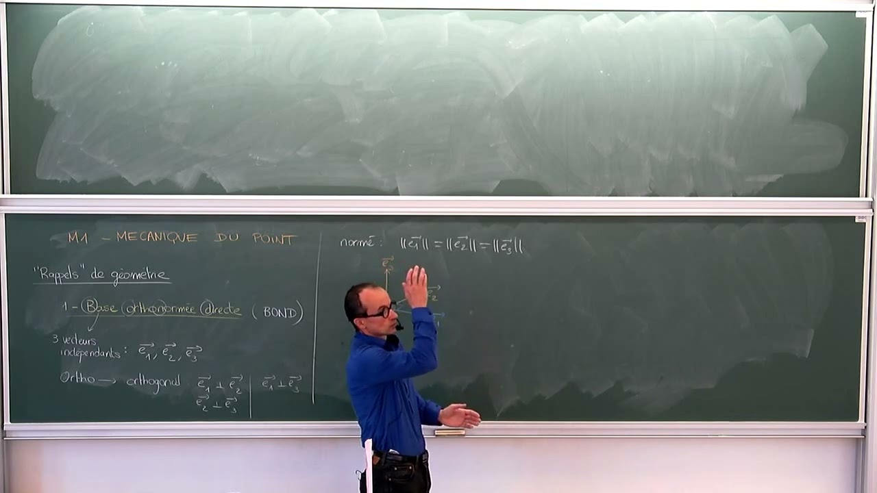 Mécanique du point cours n°1 - rappels de mathématiques