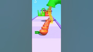Ramen noodles stack run level 33 android ios games #shorts