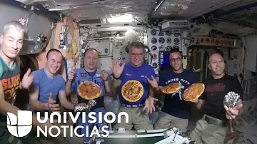 ¿Está permitida la pizza en el espacio?
