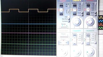 555 Oscillator/Generator (Square Wave) with CRO display
