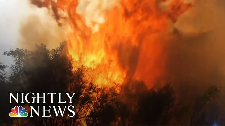 Families Face Wildfire Devastation As Firefighters Battle The Flames | NBC Nightly News